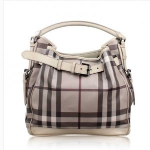 Burberry Smoked Check Trench Medium Waldon Hobo